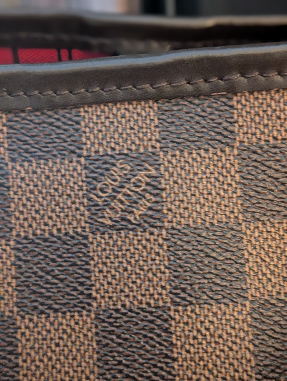 Authentic LV Bundle Neverfull PM Damier Ebene W Pouch - Picture 6 of 16